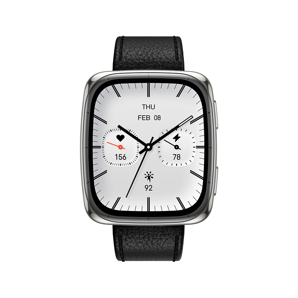 Умные часы Amazfit Active 2S Black Leather (Черный)