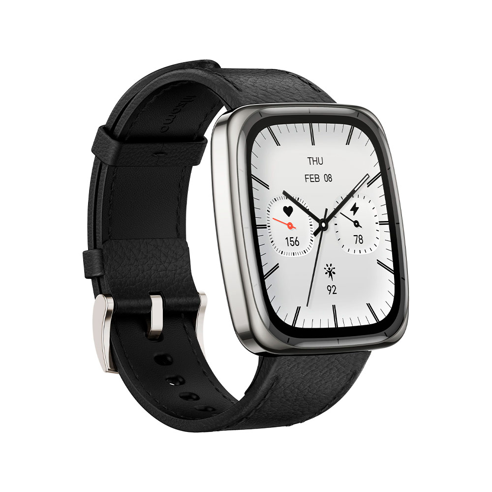 Умные часы Amazfit Active 2S Black Leather (Черный)