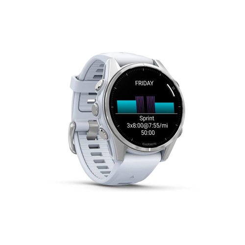 Умные часы Garmin Fenix 8 43 MM AMOLED Silver (010-02903-00)