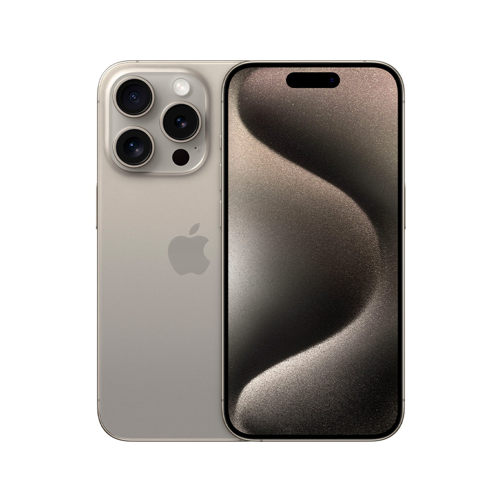 Смартфон Apple iPhone 15 Pro 256Gb (e-Sim) Natural Titanium (Бежевый), без RuStore