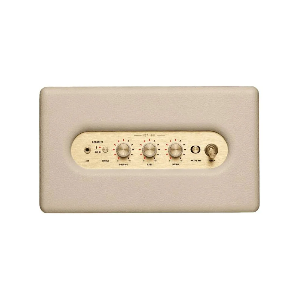 Купить Портативная колонка Marshall Acton 3 Cream (Бежевый) Портативная колонка Marshall Acton 3 Cream (Бежевый)