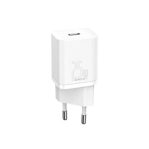 Купить Сетевая зарядка Baseus Super Si Quick Charger 1C 25W (TZCCSUP-L02) Белый Сетевая зарядка Baseus Super Si Quick Charger 1C 25W (TZCCSUP-L02) Белый