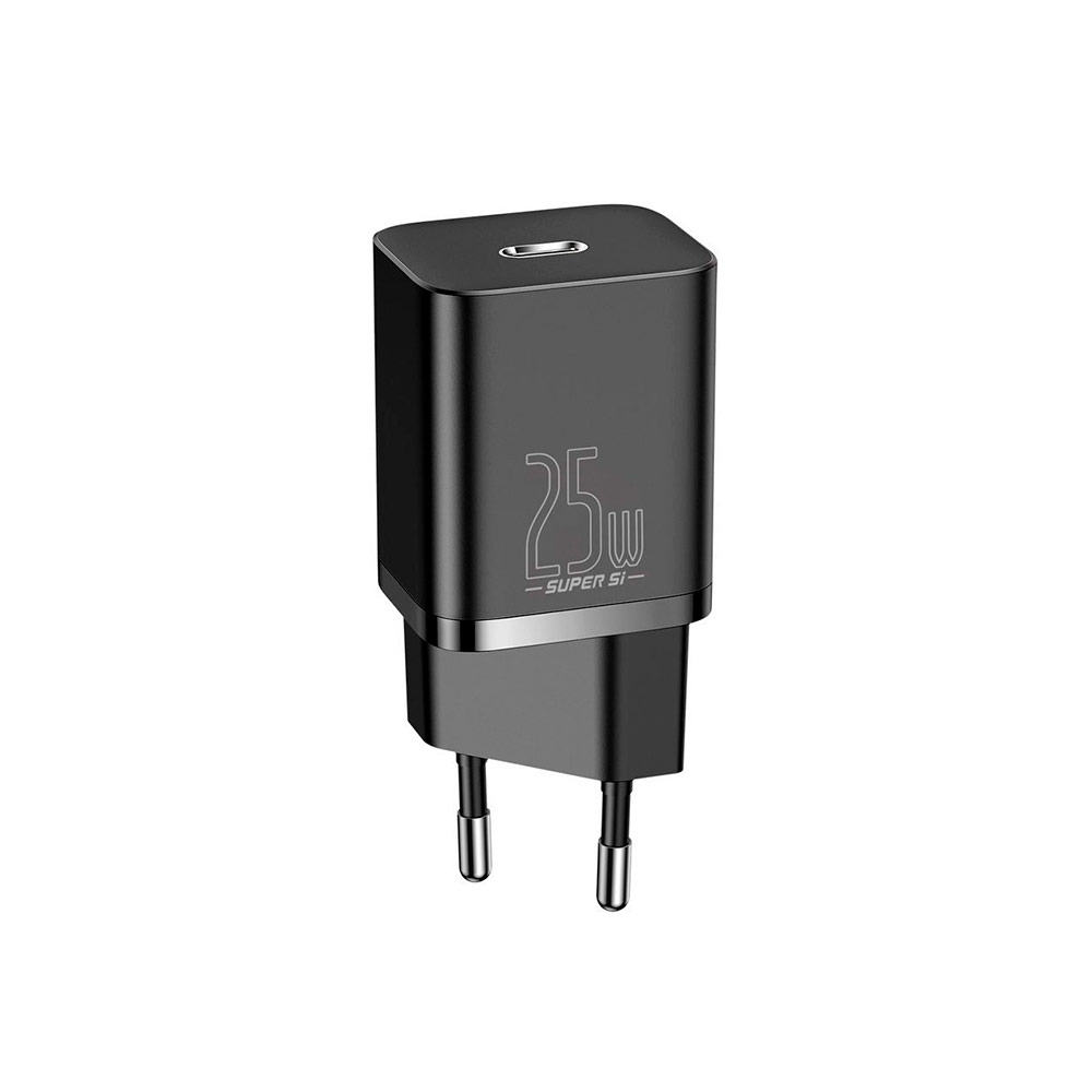 Сетевая зарядка Baseus Super Si Quick Charger 1C 25W (TZCCSUP-L01) Черный