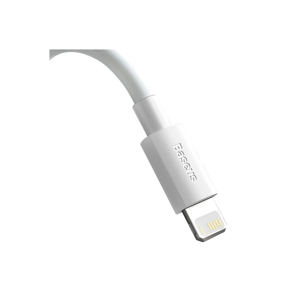 Купить Кабель Baseus Simple Wisdom Data Cable Kit USB to Lightning (2.4A, 1.5m) (TZCALZJ-02) Белый Кабель Baseus Simple Wisdom Data Cable Kit USB to Lightning (2.4A, 1.5m) (TZCALZJ-02) Белый
