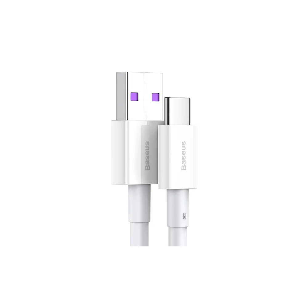 Купить Кабель Baseus Superior Series Fast Charging Data Cable USB to Type-C (66W, 1m) (CATYS-02) Белый Кабель Baseus Superior Series Fast Charging Data Cable USB to Type-C (66W, 1m) (CATYS-02) Белый