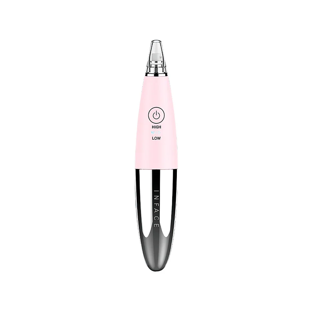 Вакуумный аппарат для чистки лица InFace Electric Blackhead (MS7000) Розовый