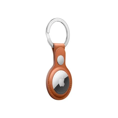 Купить Кожаный брелок Apple AirTag Leather Key Ring Saddle Brown (Коричневый) Кожаный брелок Apple AirTag Leather Key Ring Saddle Brown (Коричневый)