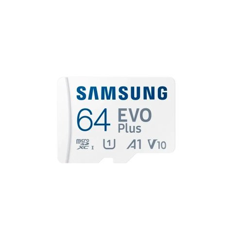 Карта памяти Samsung microSDXC EVO Plus 64 GB 130MB/s + SD Adapter