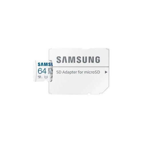 Карта памяти Samsung microSDXC EVO Plus 64 GB 130MB/s + SD Adapter