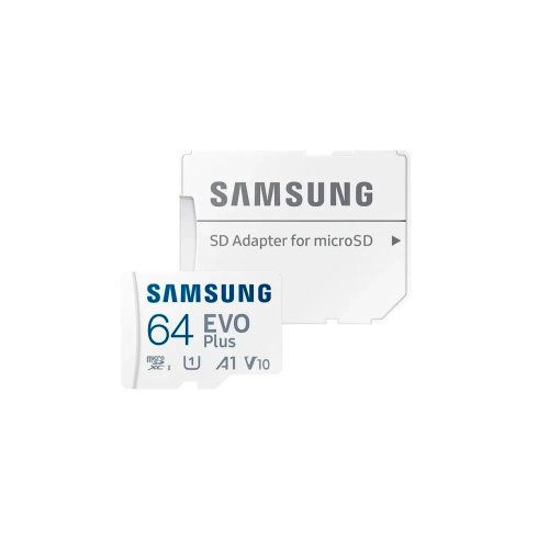 Карта памяти Samsung microSDXC EVO Plus 64 GB 130MB/s + SD Adapter