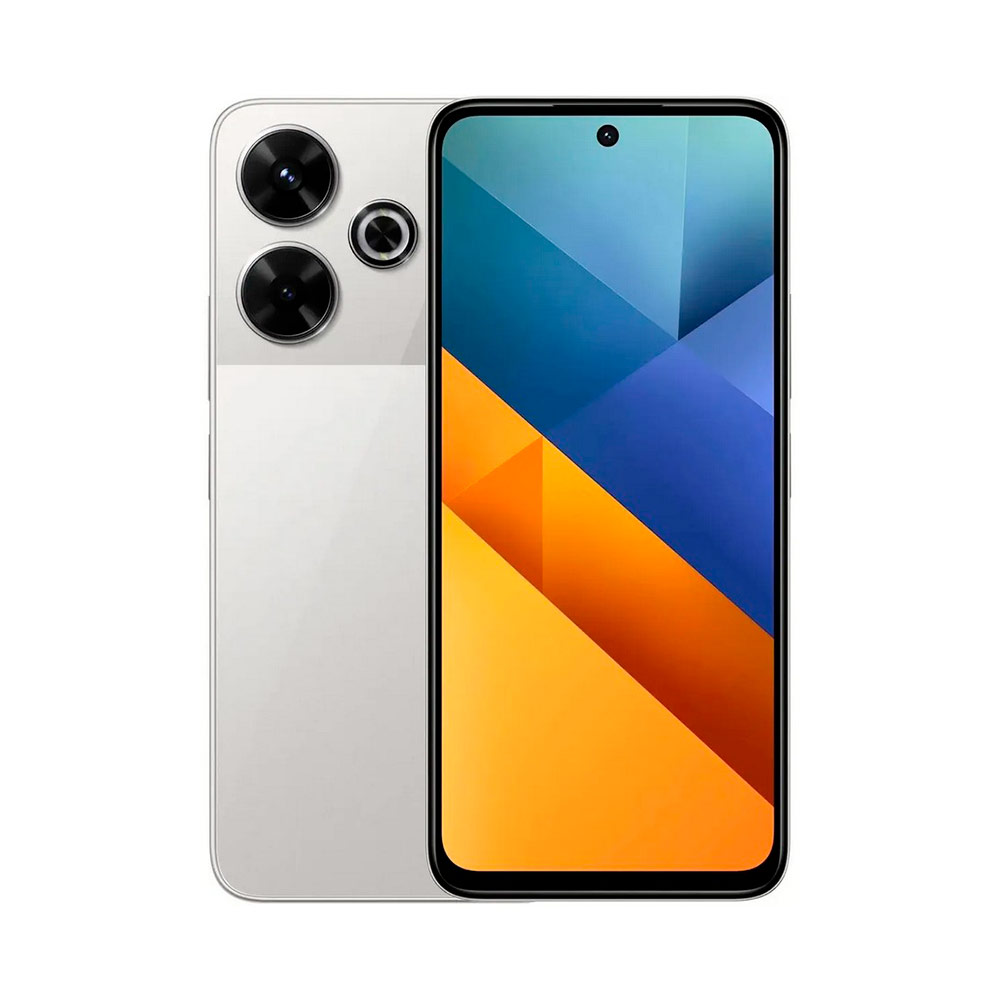 Смартфон Xiaomi Poco M6 6/128Gb Silver (Серебро) RU