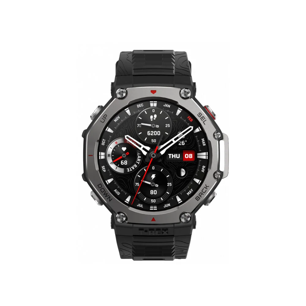 Купить Умные часы Amazfit T-Rex 3 Onyx Black (Черный) Умные часы Amazfit T-Rex 3 Onyx Black (Черный)