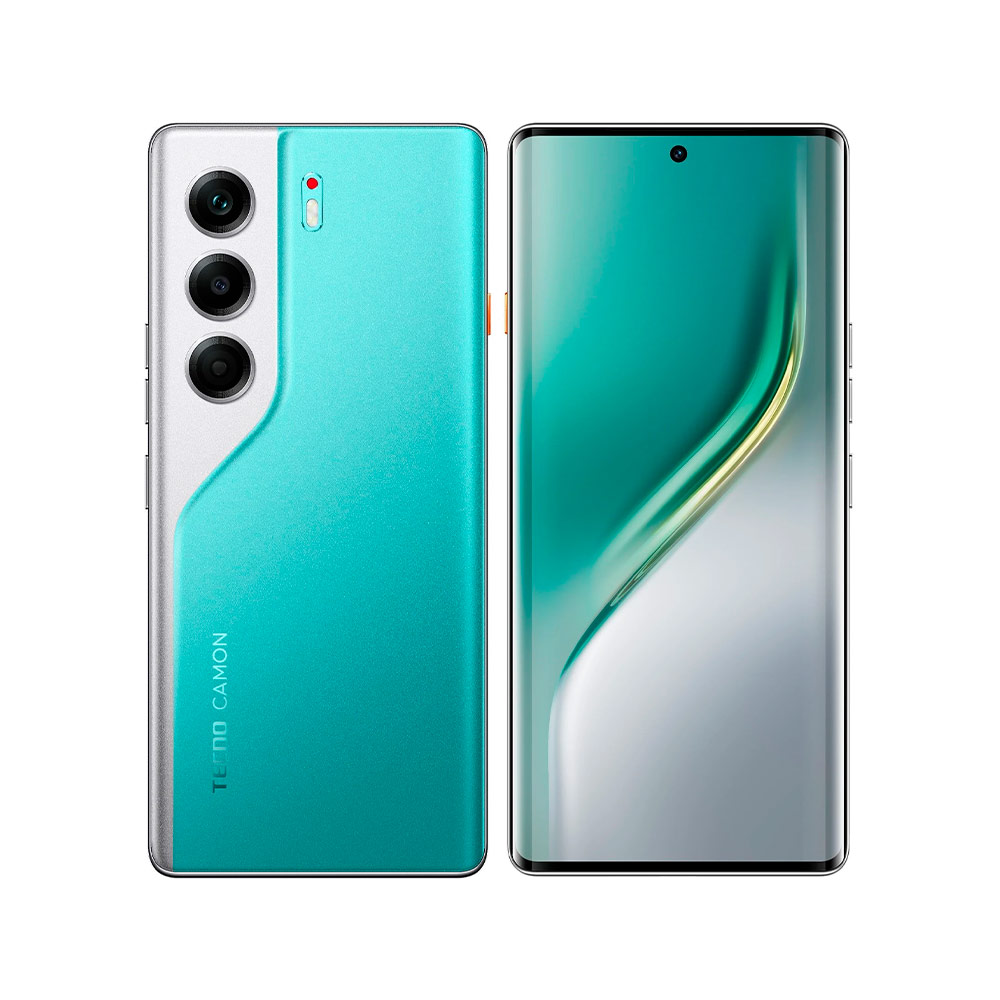 

Смартфон Tecno Camon 40 Pro 12/256Gb Emerald Lake Green (Зеленый), Camon 40 Pro 4G
