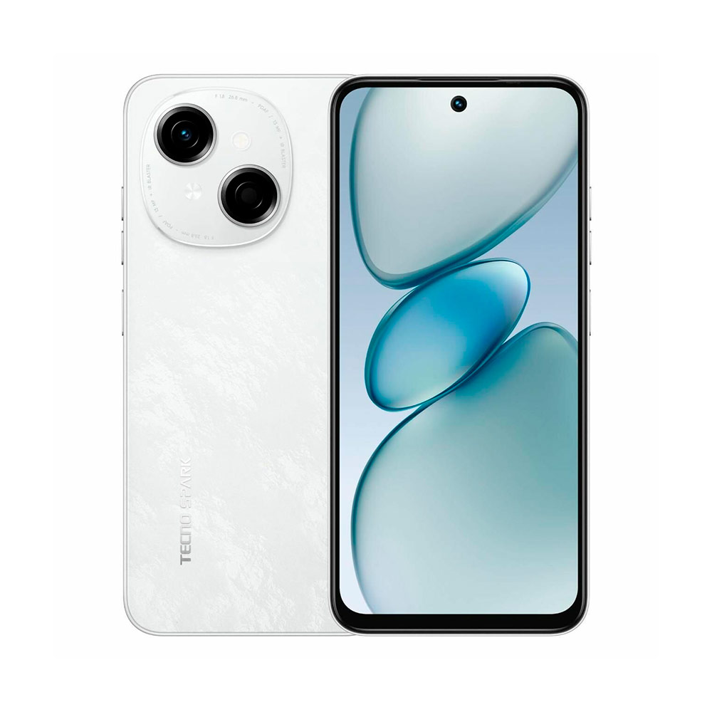 Смартфон Tecno Spark GO1 3/128Gb Glittery White (Белый) RU