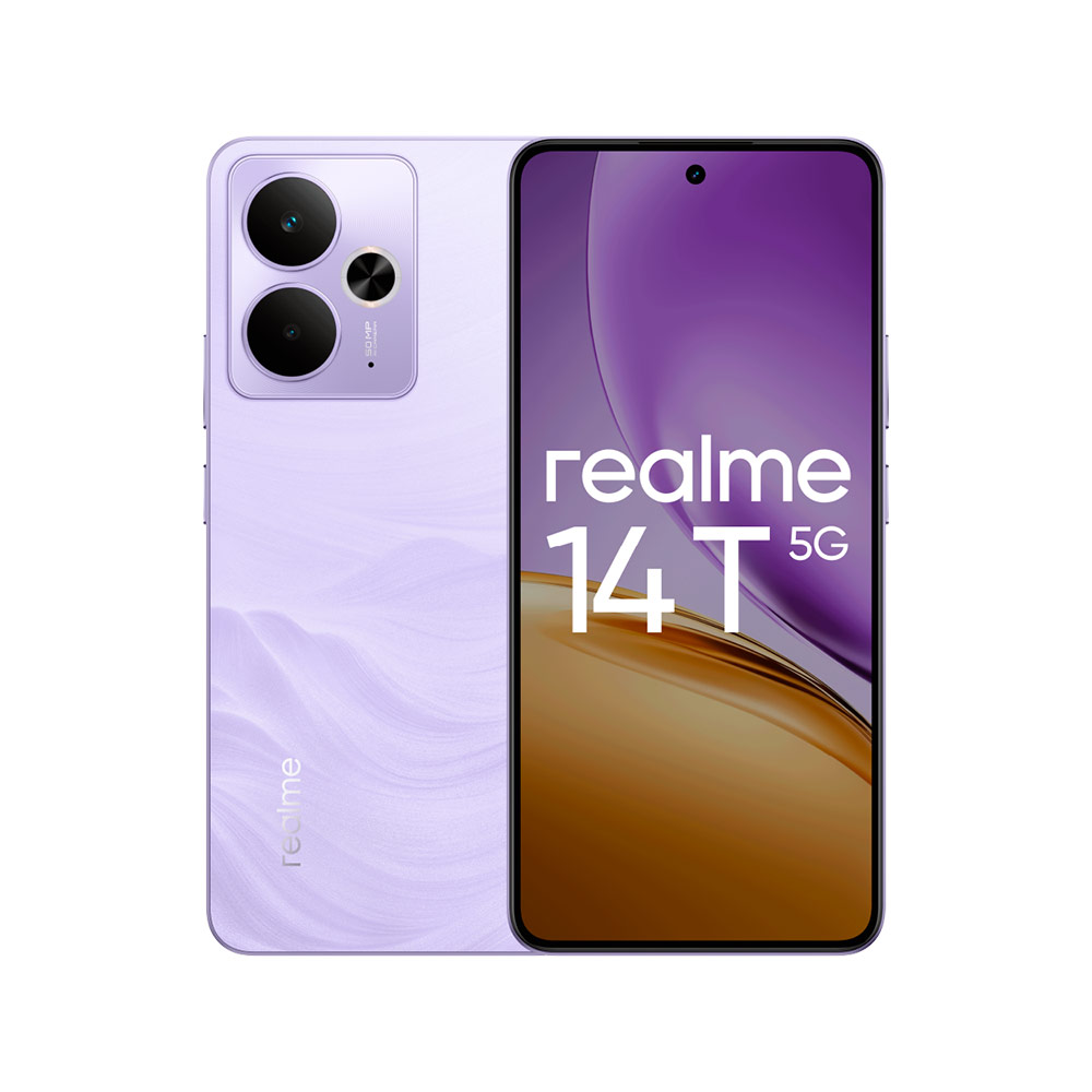 Смартфон Realme 14T 5G 8/256Gb Lightning Purple (Фиолетовый) RU