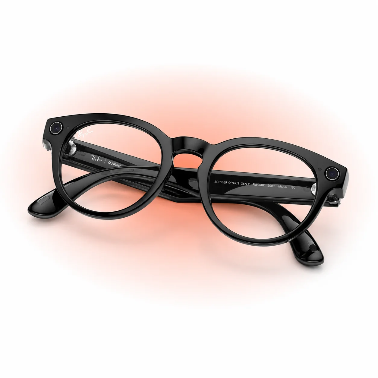 Умные очки Meta Ray-Ban Scriber Optics Gen2 49mm (RW7002 US) Shiny Black (Черный) EU