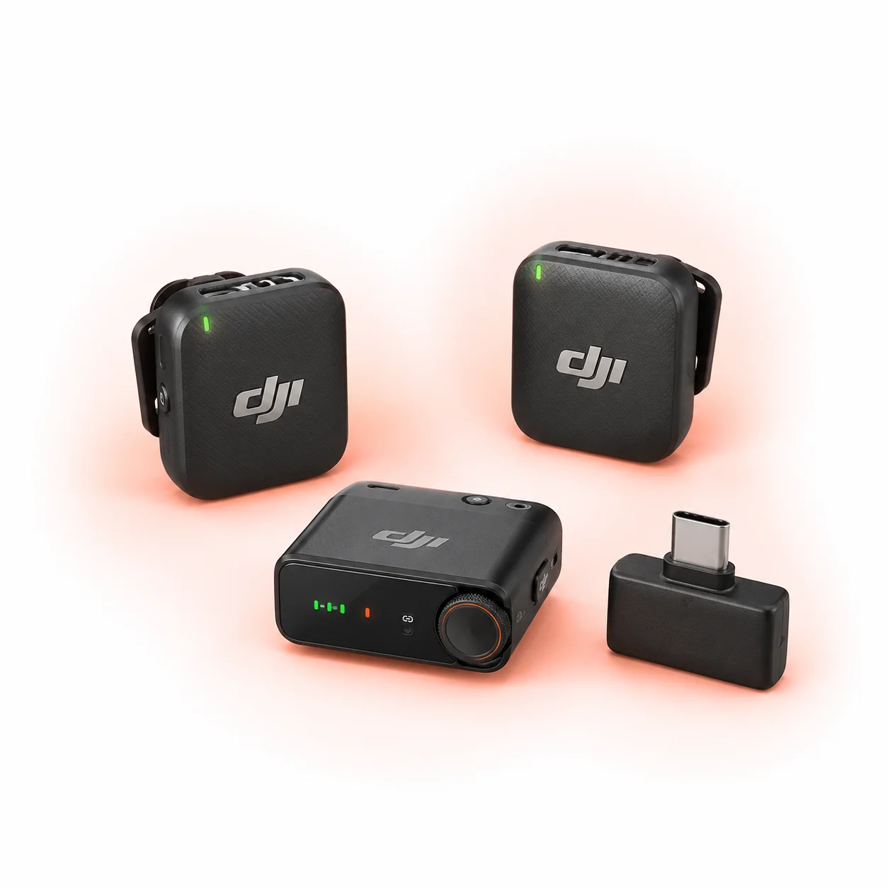 Беспроводной микрофон DJI Mic Mini (2 TX + 1 RX) + Mobile Phone Adapter CN
