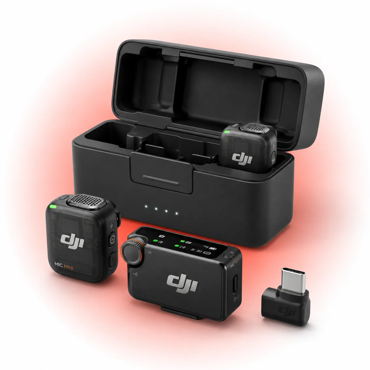 Беспроводной микрофон DJI Mic Mini 2 (2 TX + 1 RX) + Mobile Phone Adapter CN