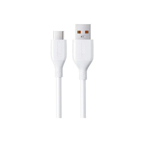 Кабель Anker USB Type-C (1м, 6A, TPE) (A8001) Белый