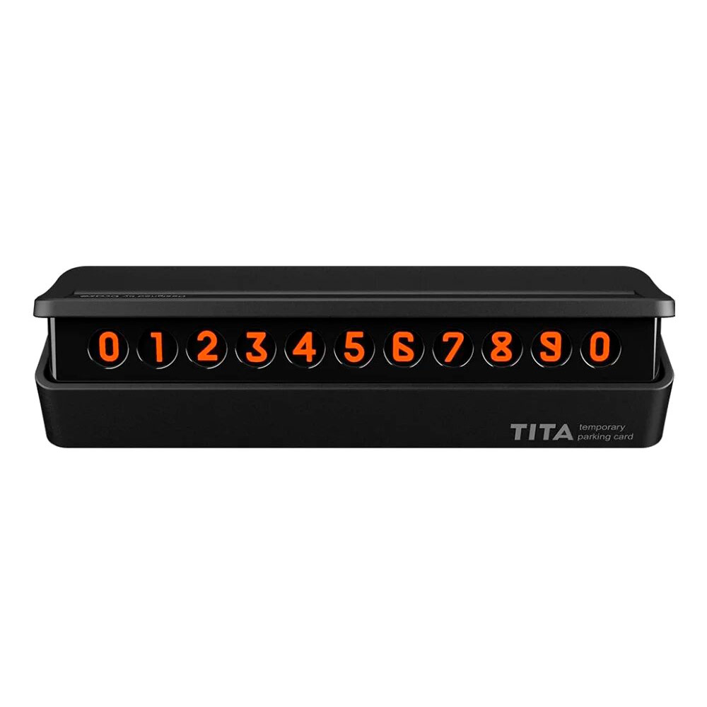 Парковочная визитка Tita Temporary Parking Card Черный