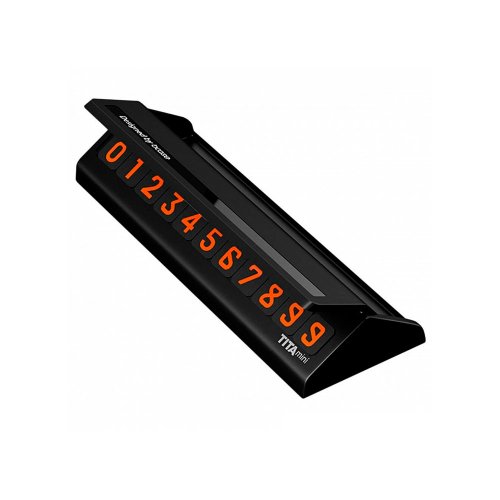 Парковочная визитка Tita Temporary Parking Card Черный
