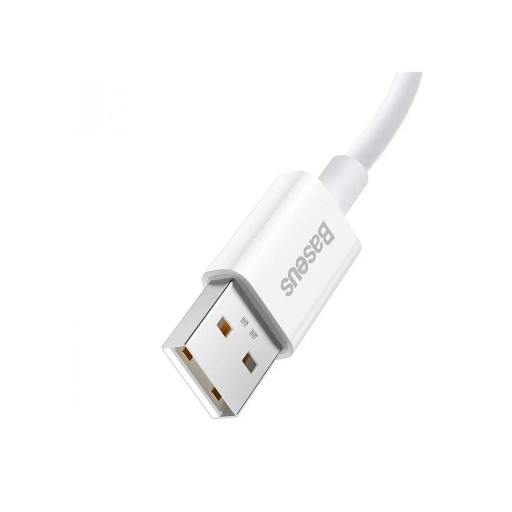 Купить Кабель Baseus Superior Series (SUPERVOOC) Fast USB to Type-C (65W, 2м) (CAYS001002) Белый Кабель Baseus Superior Series (SUPERVOOC) Fast USB to Type-C (65W, 2м) (CAYS001002) Белый