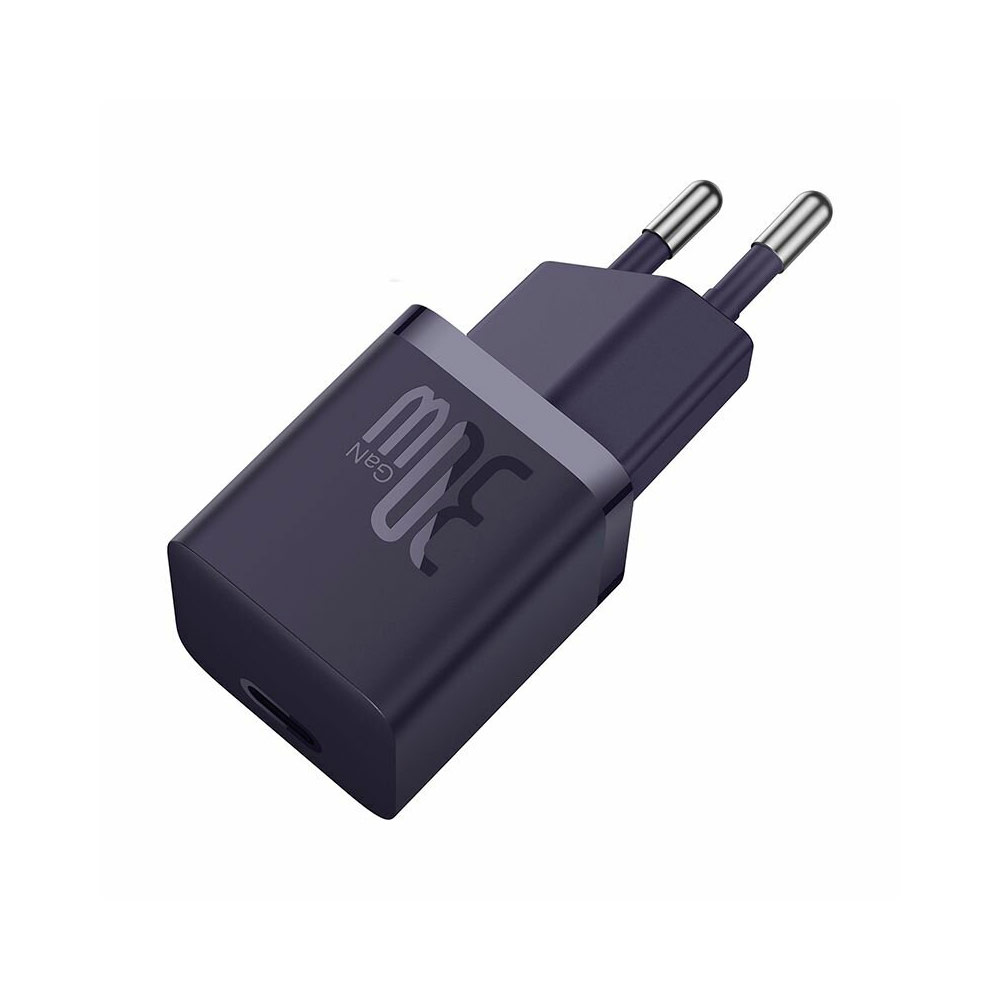 Сетевая зарядка Baseus GaN5 Fast Charger Mini1C 30W (CCGN070705) Фиолетовый