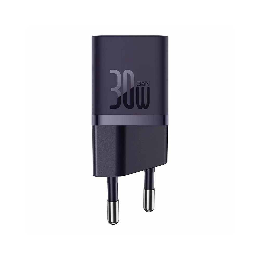 Купить Сетевая зарядка Baseus GaN5 Fast Charger Mini1C 30W (CCGN070705) Фиолетовый Сетевая зарядка Baseus GaN5 Fast Charger Mini1C 30W (CCGN070705) Фиолетовый