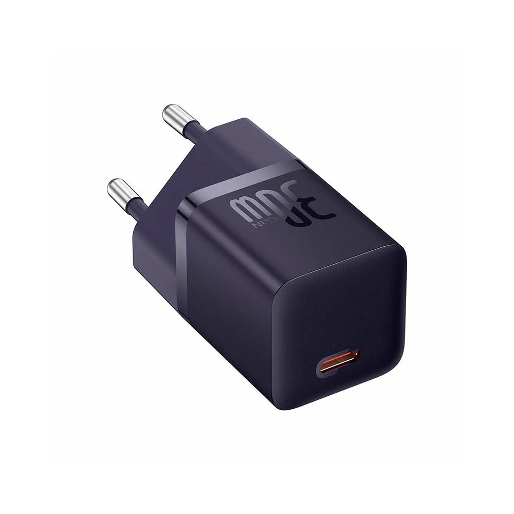 Купить Сетевая зарядка Baseus GaN5 Fast Charger Mini1C 30W (CCGN070705) Фиолетовый Сетевая зарядка Baseus GaN5 Fast Charger Mini1C 30W (CCGN070705) Фиолетовый