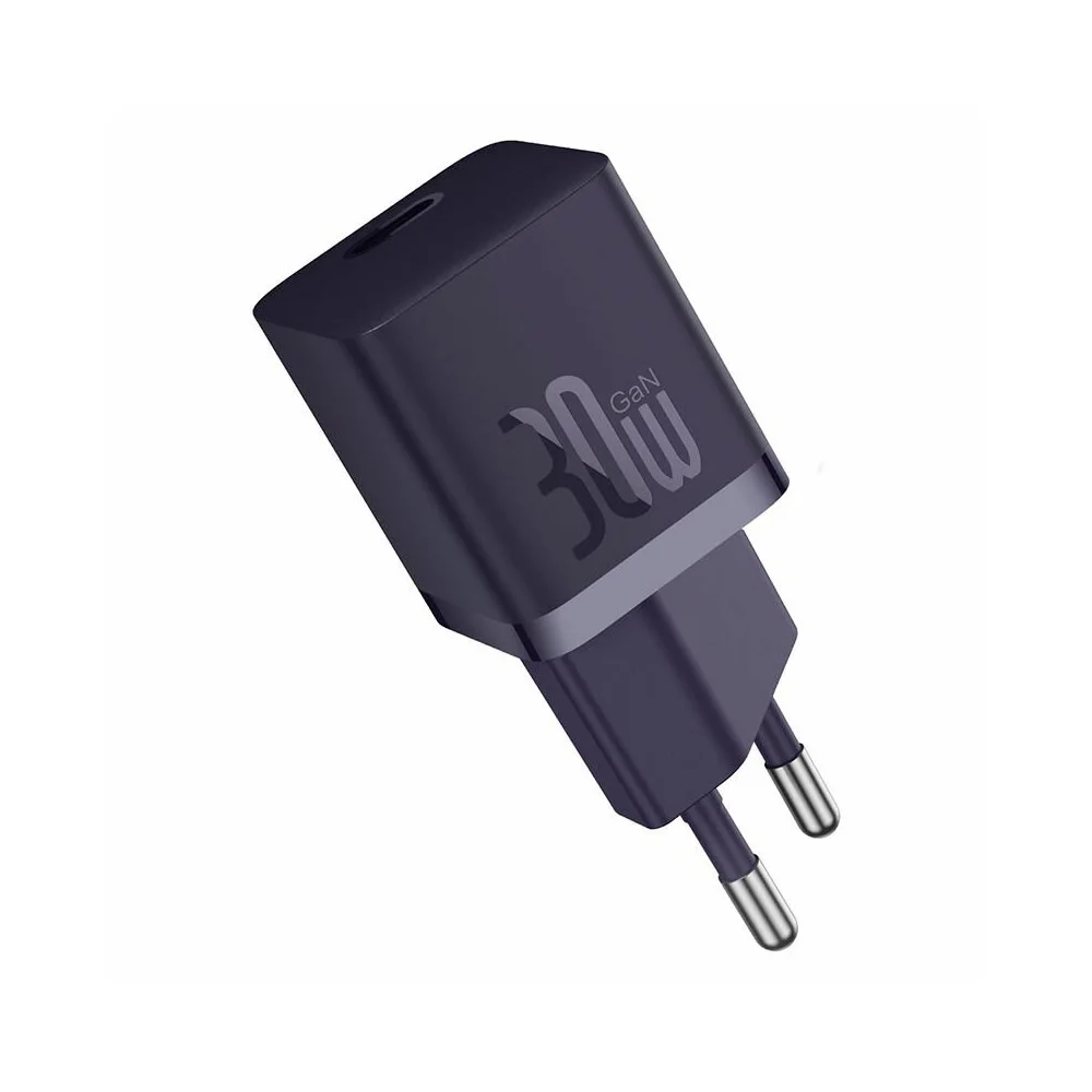 Сетевая зарядка Baseus GaN5 Fast Charger Mini1C 30W (CCGN070705) Фиолетовый