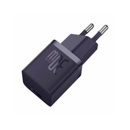 Купить Сетевая зарядка Baseus GaN5 Fast Charger Mini1C 30W (CCGN070705) Фиолетовый Сетевая зарядка Baseus GaN5 Fast Charger Mini1C 30W (CCGN070705) Фиолетовый