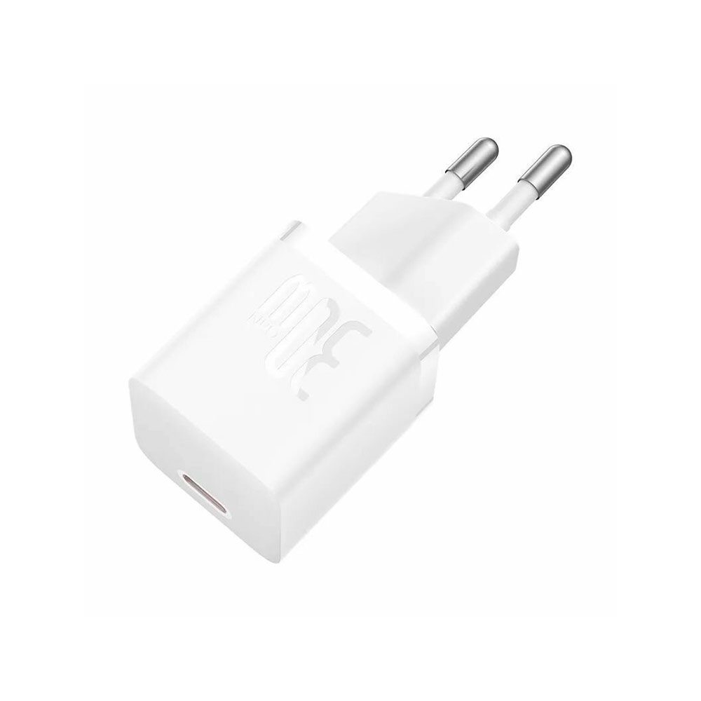 Сетевая зарядка Baseus GaN5 Fast Charger Mini1C 30W (CCGN070502) Белый
