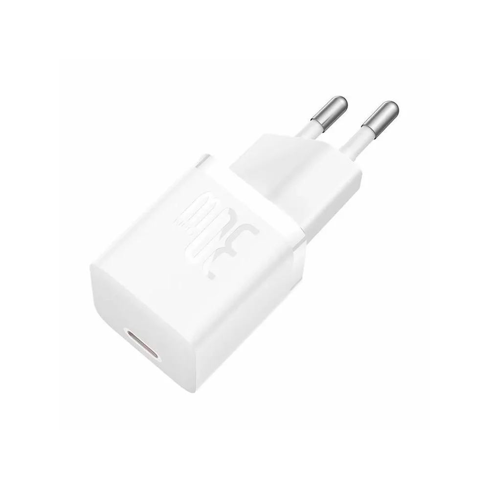 Сетевая зарядка Baseus GaN5 Fast Charger Mini1C 30W (CCGN070502) Белый