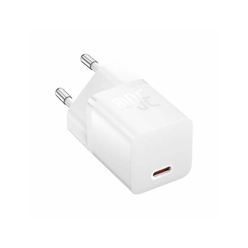 Сетевая зарядка Baseus GaN5 Fast Charger Mini1C 30W (CCGN070502) Белый