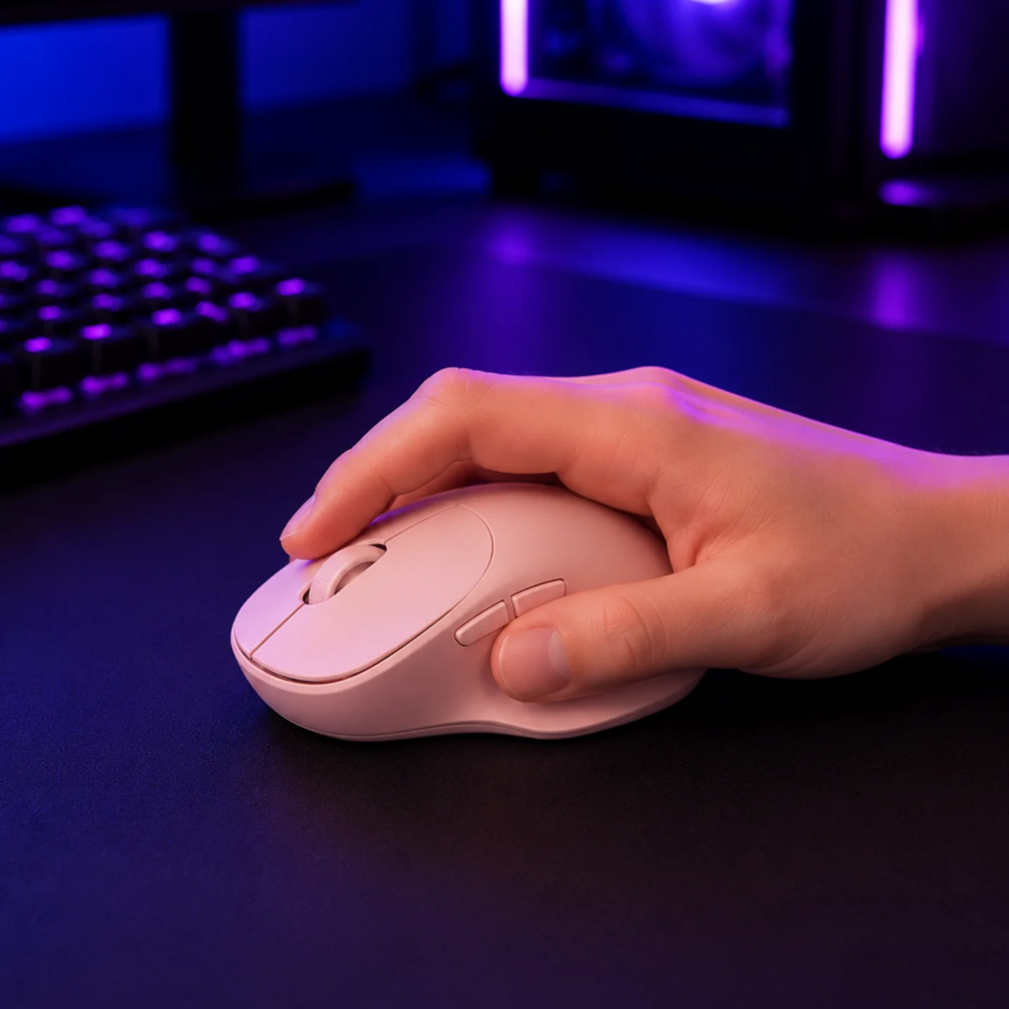 Купить Беспроводная мышь Xiaomi Wireless Mouse 3 Comfort Edition (XMWXSB03EYM) Розовый Беспроводная мышь Xiaomi Wireless Mouse 3 Comfort Edition (XMWXSB03EYM) Розовый