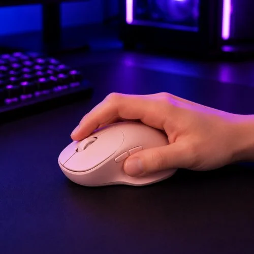 Купить Беспроводная мышь Xiaomi Wireless Mouse 3 Comfort Edition (XMWXSB03EYM) Розовый Беспроводная мышь Xiaomi Wireless Mouse 3 Comfort Edition (XMWXSB03EYM) Розовый