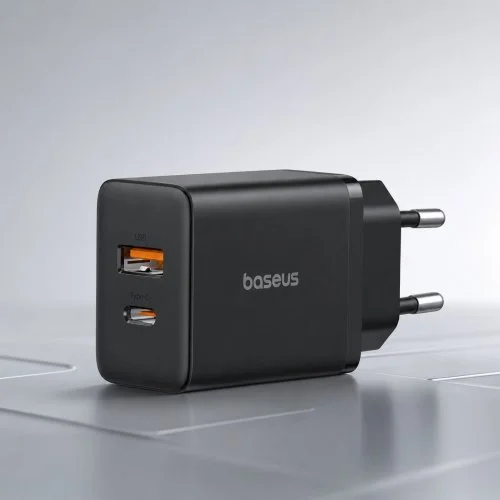 Сетевая зарядка Baseus Cube Fast Charger C+U 30W (P10111404113-00) Черный