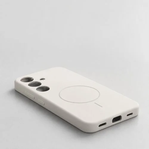 Samsung S25 Silicone Case (MagSafe) Белый