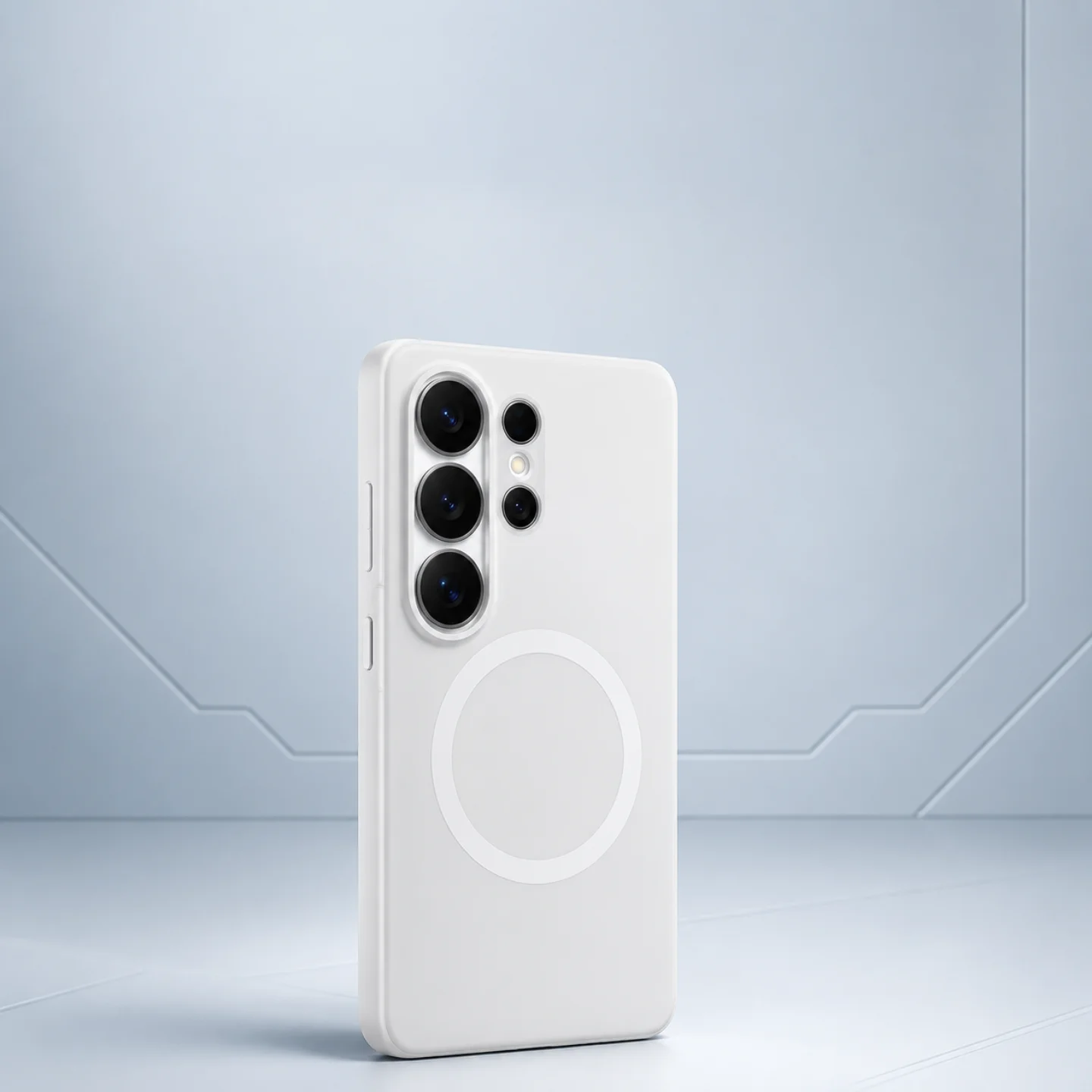 Чехол Samsung S26 Silicone Case (MagSafe) Белый