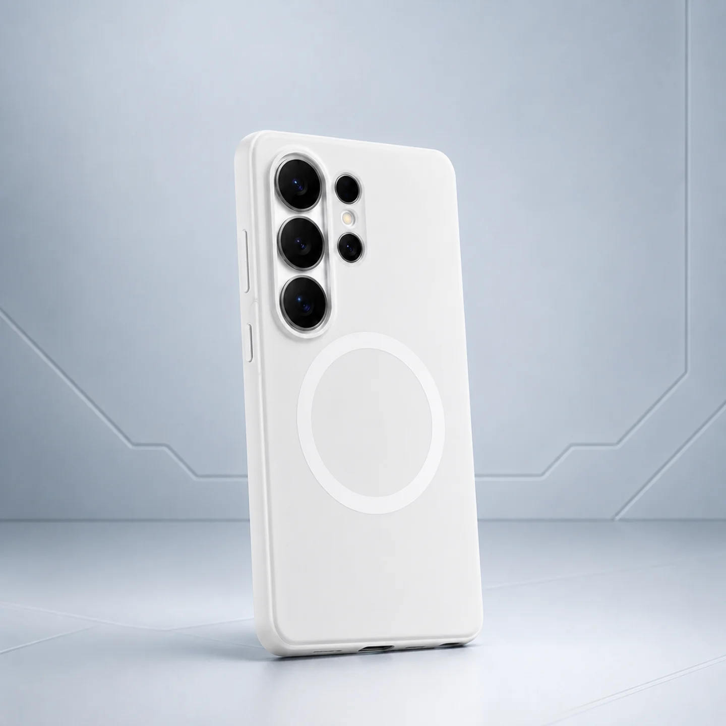 Чехол Samsung S26 Silicone Case (MagSafe) Белый