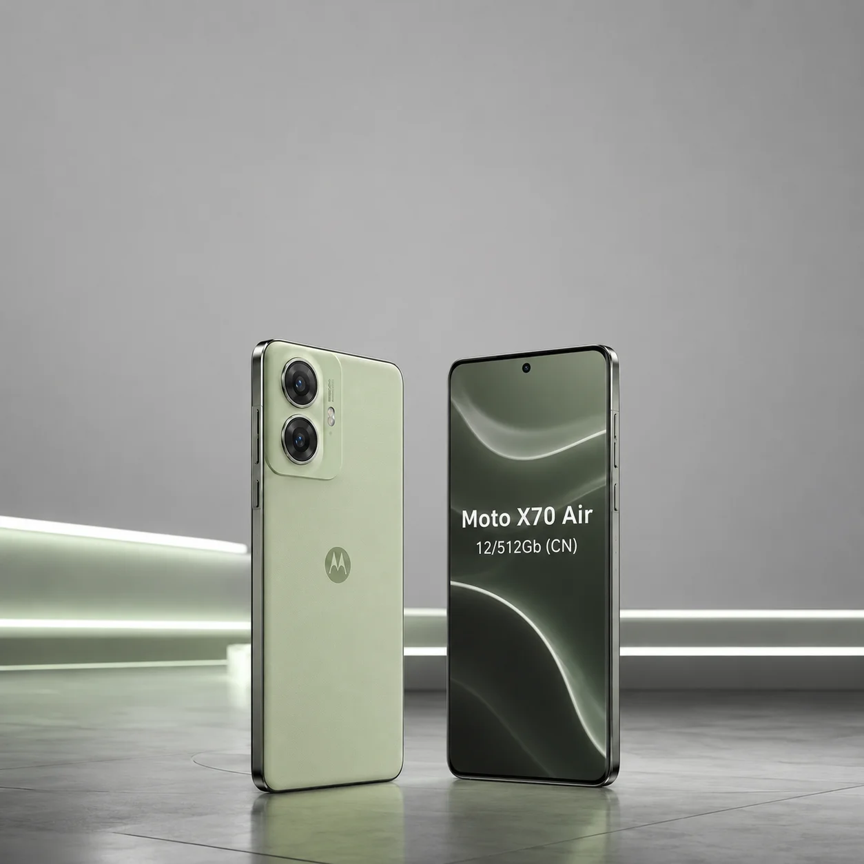 Moto X70 Air 12/512Gb (CN) Light Green (Светло-зелёный)