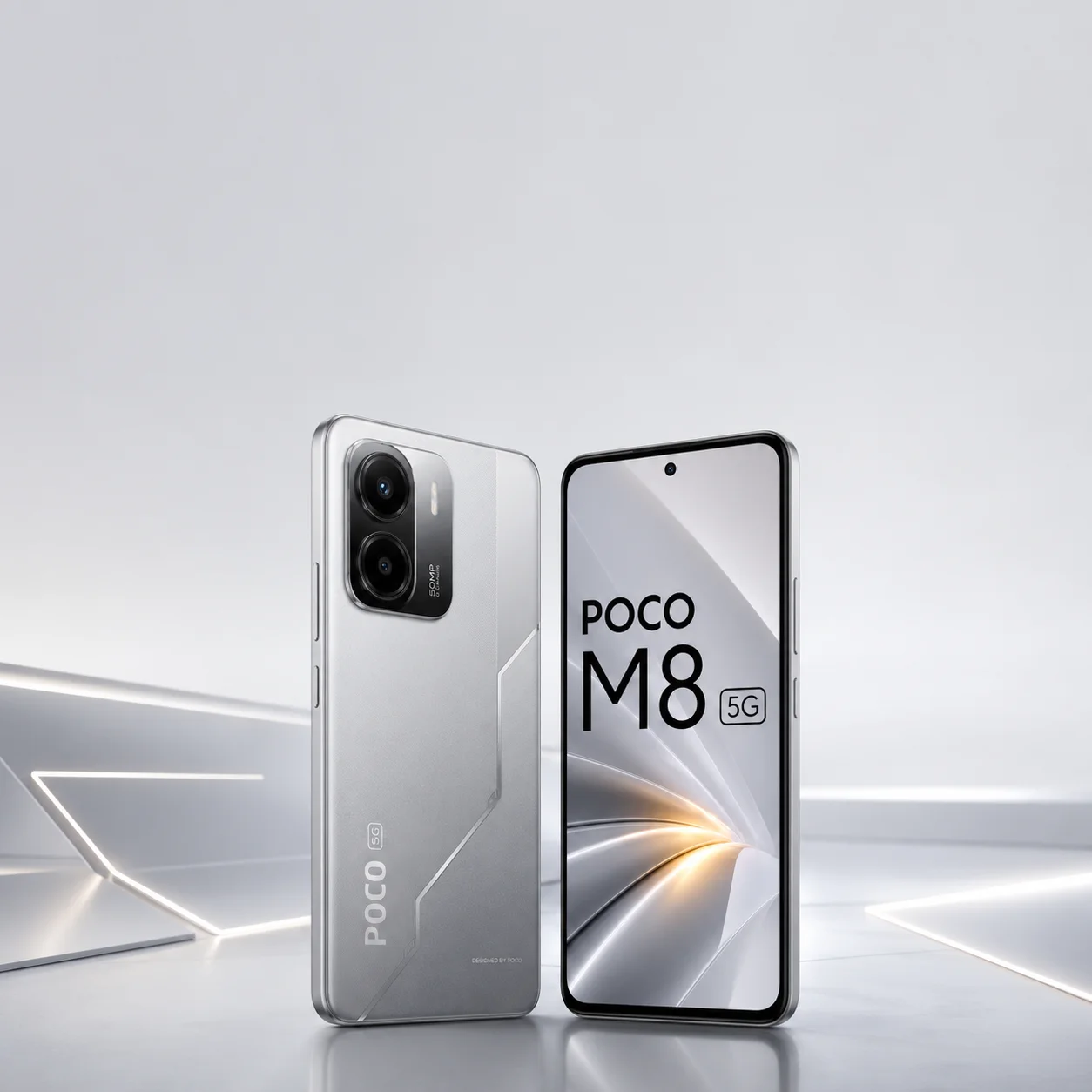 Xiaomi Poco M8 5G 8/256Gb (RU) Silver (Серебряный)