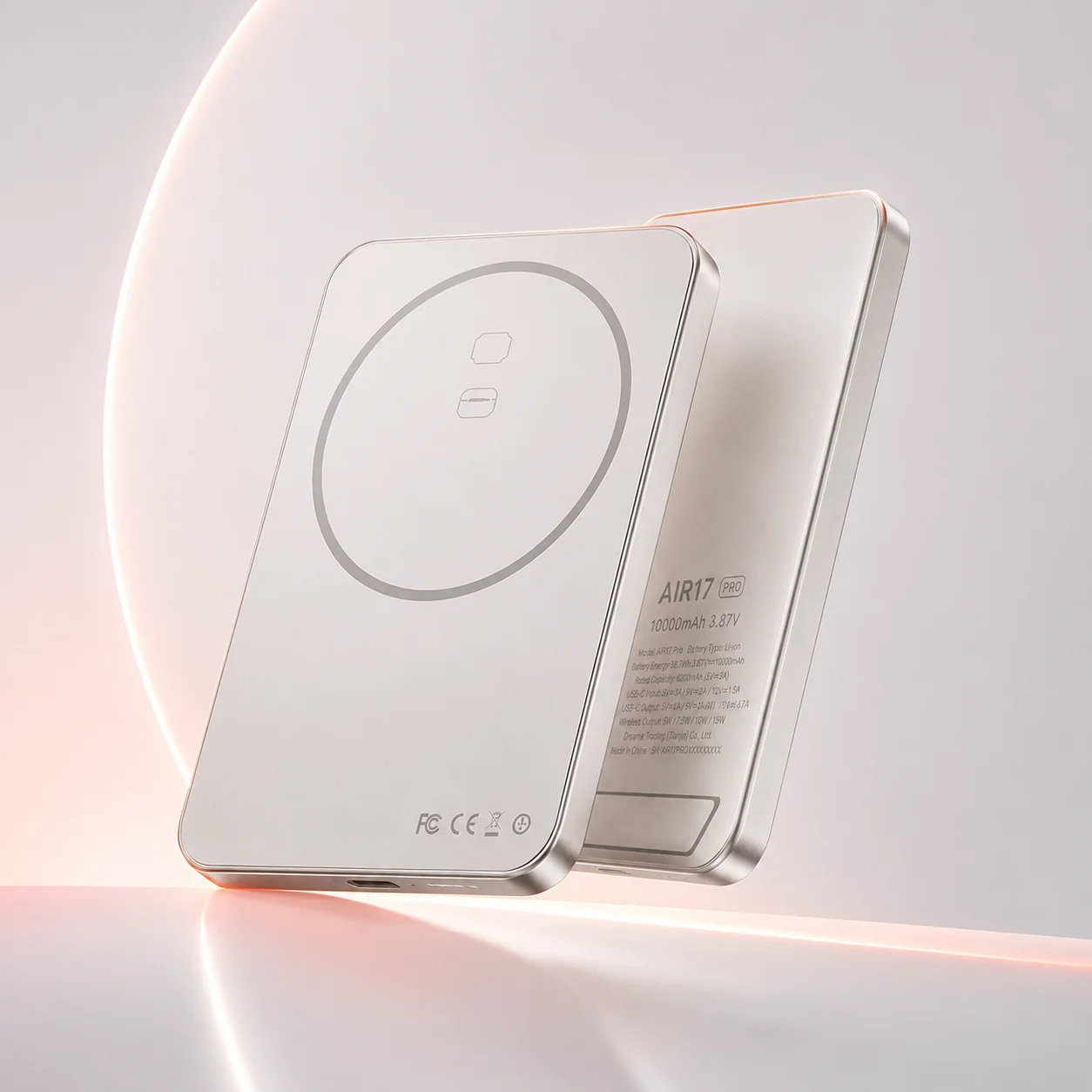 Внешний аккумулятор Dreame Ultra Slim Magnetic Power Bank Air Power 17Pro 10000 mAh k15203 CN Внешний аккумулятор Dreame Ultra Slim Magnetic Power Bank Air Power 17Pro 10000 mAh k15203 CN