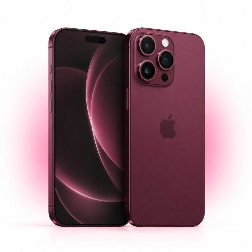 t14423 Apple iPhone 18 Pro Max 256Gb (e-Sim) Burgundy (Бордовый)
