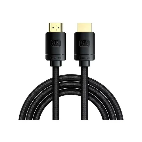 Купить Кабель Baseus High Definition 8K HDMI to HDMI (2м) (CAKGQ-K01) Черный Кабель Baseus High Definition 8K HDMI to HDMI (2м) (CAKGQ-K01) Черный