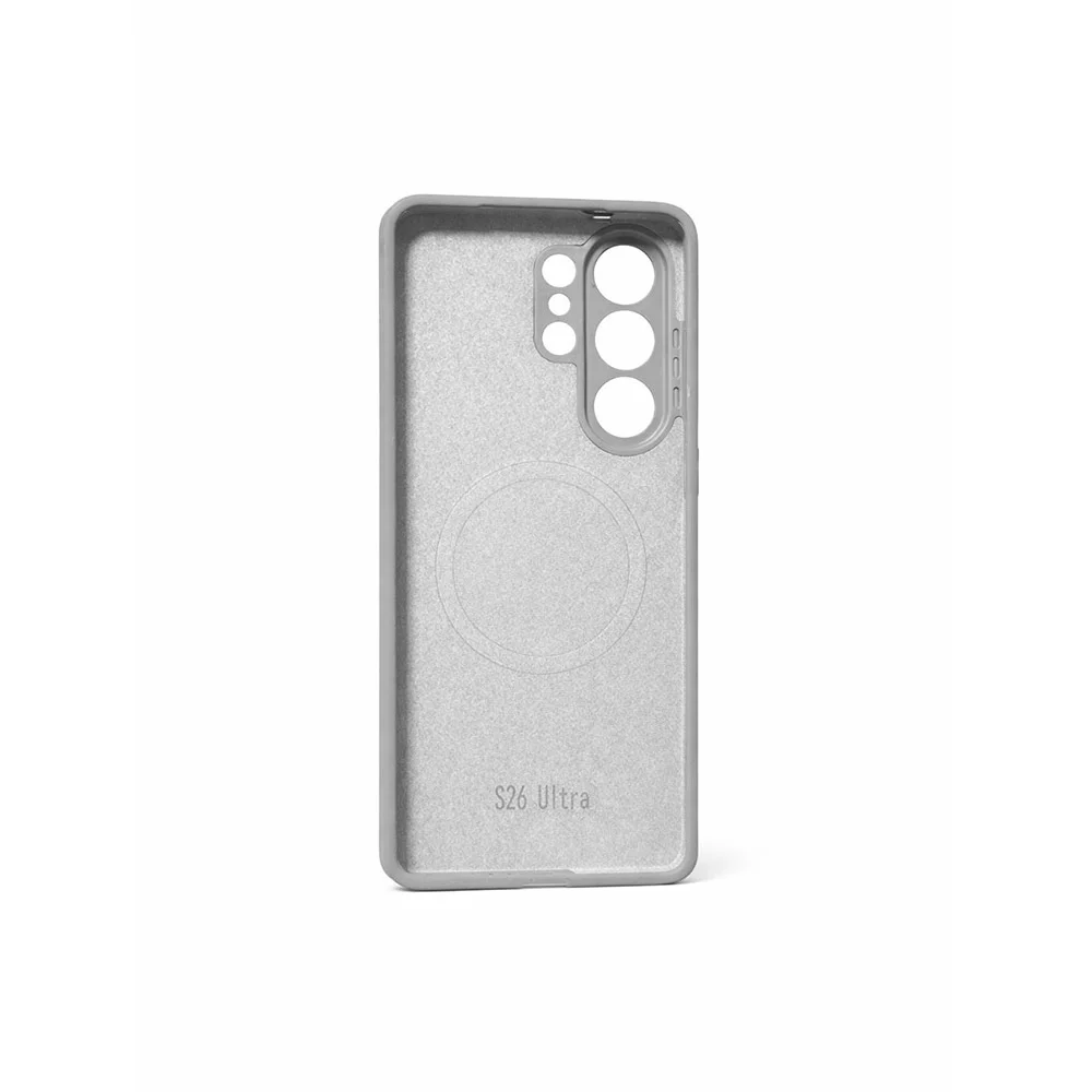 Купить Чехол для Samsung Galaxy S26 Ultra Silicone Case (MagSafe) Серый Чехол для Samsung Galaxy S26 Ultra Silicone Case (MagSafe) Серый