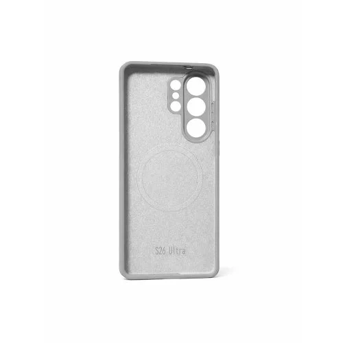 Купить Чехол для Samsung Galaxy S26 Ultra Silicone Case (MagSafe) Серый Чехол для Samsung Galaxy S26 Ultra Silicone Case (MagSafe) Серый