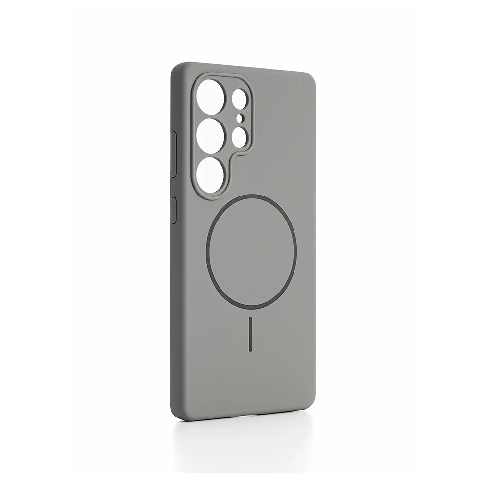Купить Чехол для Samsung Galaxy S25 Ultra Silicone Case (MagSafe) Серый Чехол для Samsung Galaxy S25 Ultra Silicone Case (MagSafe) Серый