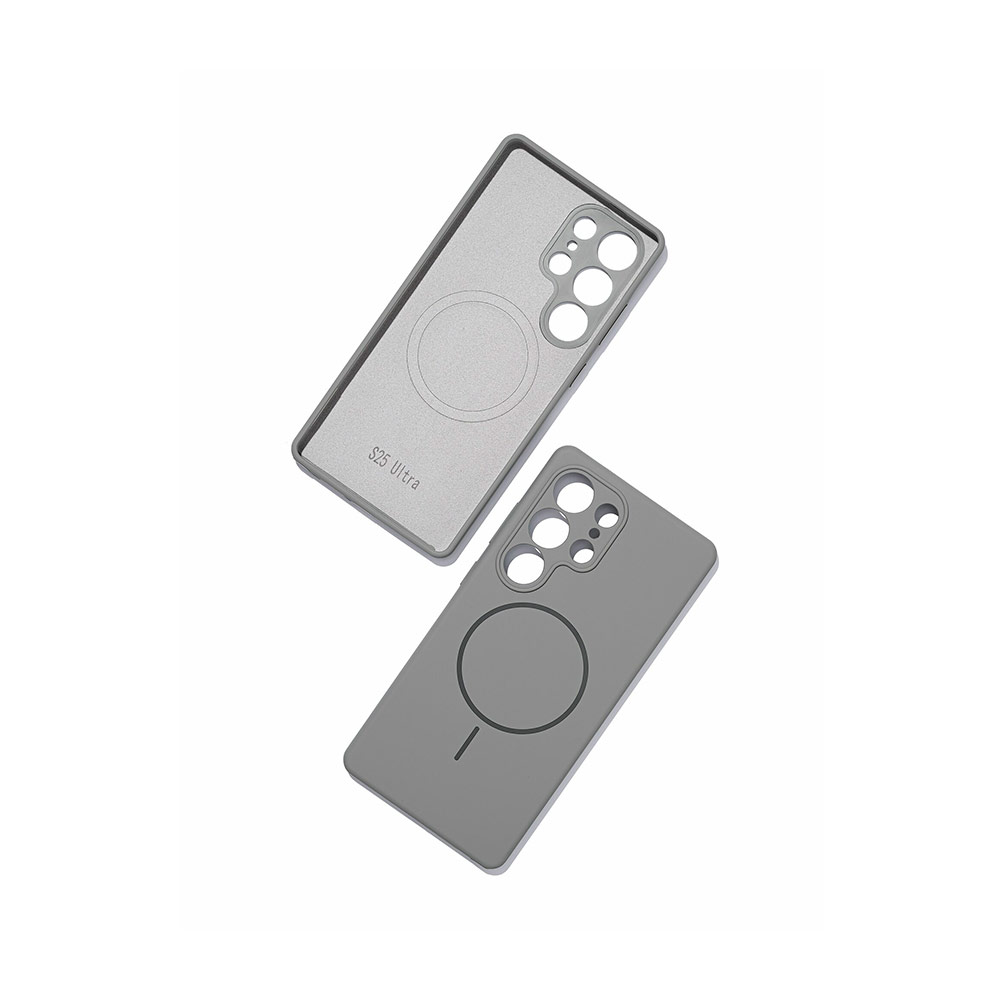 Чехол для Samsung Galaxy S25 Ultra Silicone Case (MagSafe) Серый