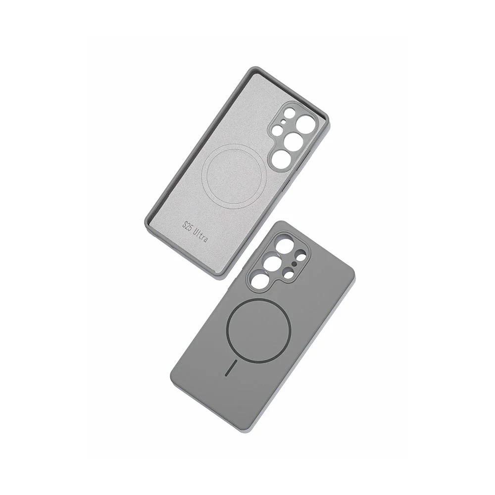 Купить Чехол для Samsung Galaxy S25 Ultra Silicone Case (MagSafe) Серый Чехол для Samsung Galaxy S25 Ultra Silicone Case (MagSafe) Серый